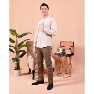 Kurta Long Sleeves Imran - Latte Cream