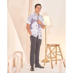 Kurta Short Sleeves Ezre - Periwinkle Blue