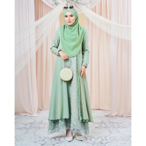 Dress Lace Sulam Rozana - Capri Sea