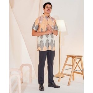 Kurta Short Sleeves Eshal - Cadmium Orange