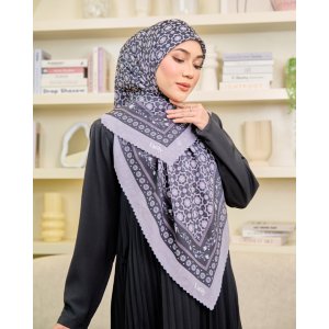 Valily Tudung Bawal Cotton Voile Essaouira - Aira Black
