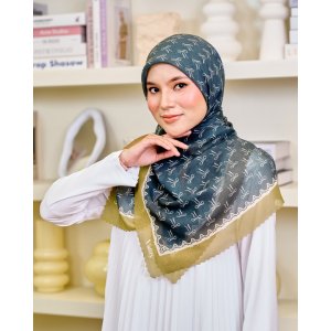 Valily Tudung Bawal Cotton Voile Essaouira - Zera Green